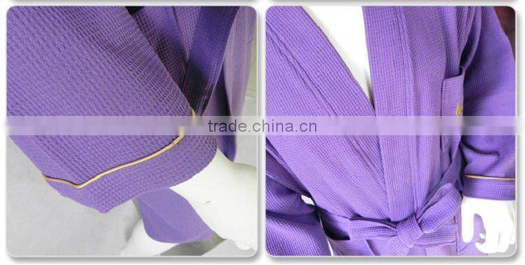 New Fashion Waffle Bath Robe of 100% Cotton