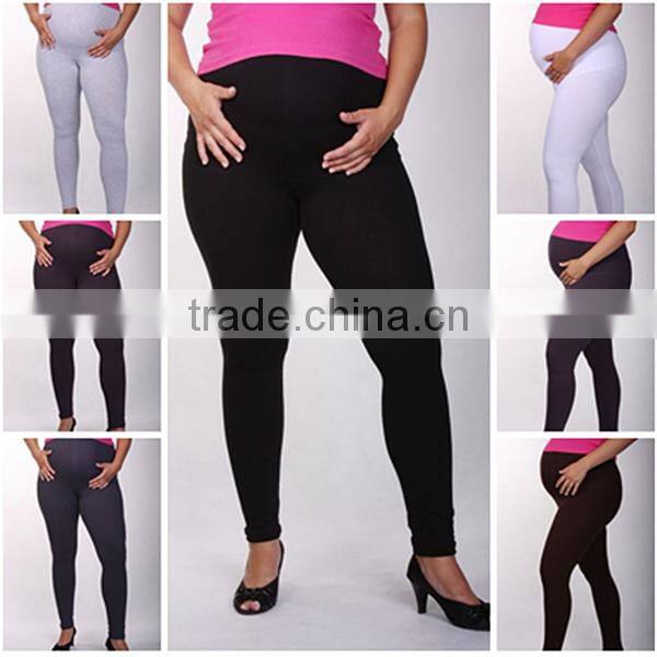 streach plain pregnent ladies leggings basic style