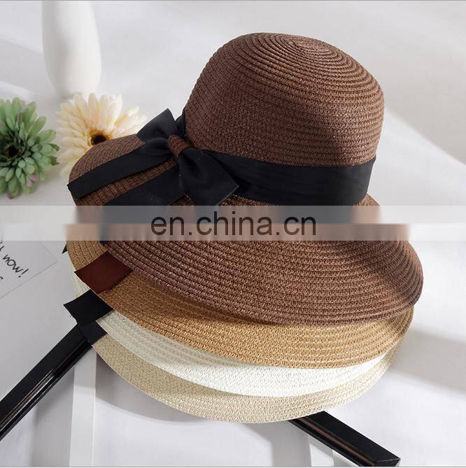 Straw Hat Topee Butterfly Beach Hat