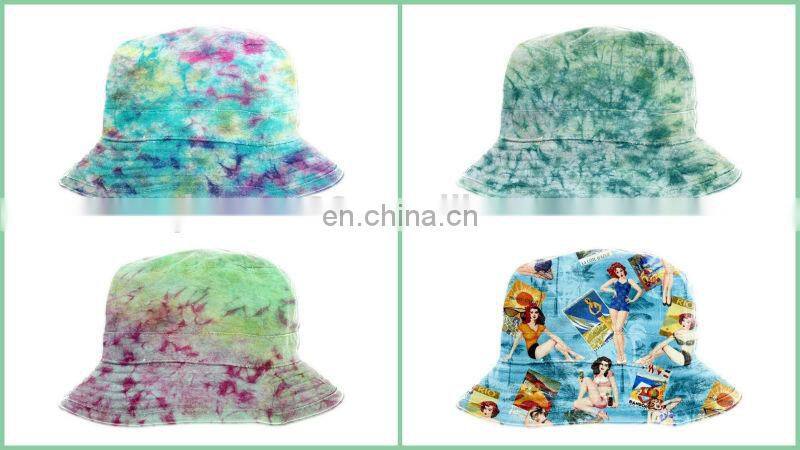 Blank Red Cotton Bucket Hat Boonie Bucket HATS/CAPS