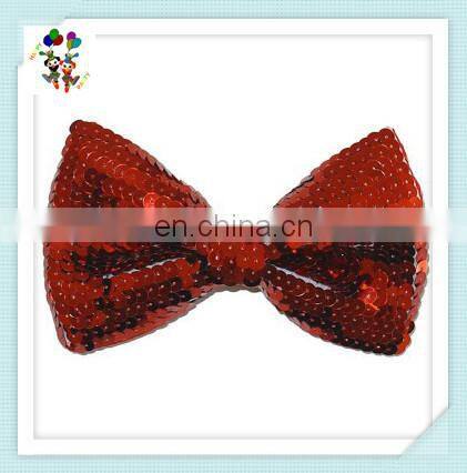 Cheap Self Tie Party Fancy Dress Sequin Large Bow Ties HPC-3109