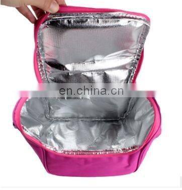 Snack Cooler Bag Baby Food Bag Hot Pink Insulated Bag
