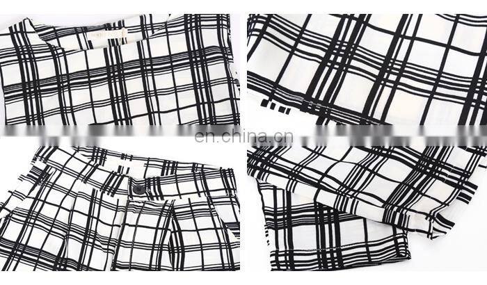 2018 Wholesale sexy two pieces latest design two pieces woman clothes