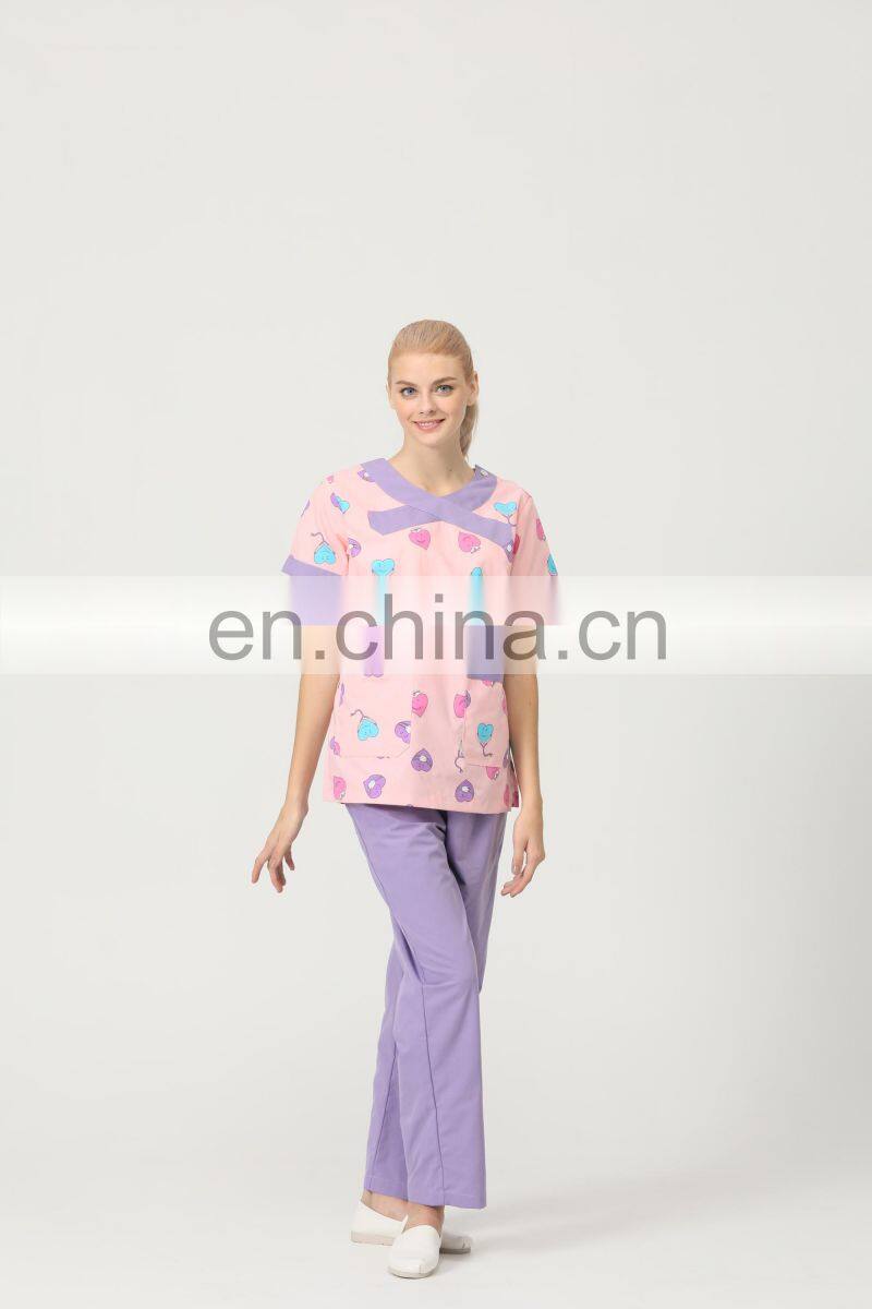 Surgical Cotton Uniform Or Antimicrobial Coat To Dr Seuss Scrub