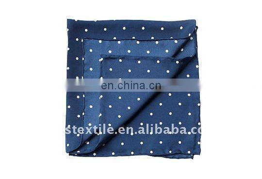 Newest high quality 100% cotton solid handkerchiefs for gentlemen