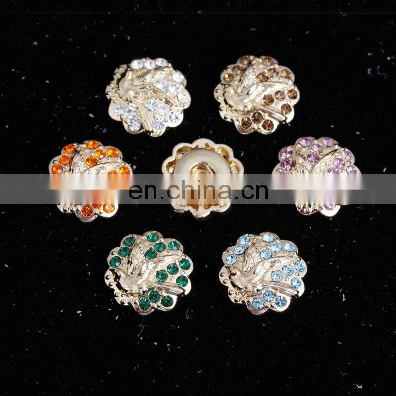 New product 2015 fashion rhinestone buttons cheap 22 mm rhinestone large button