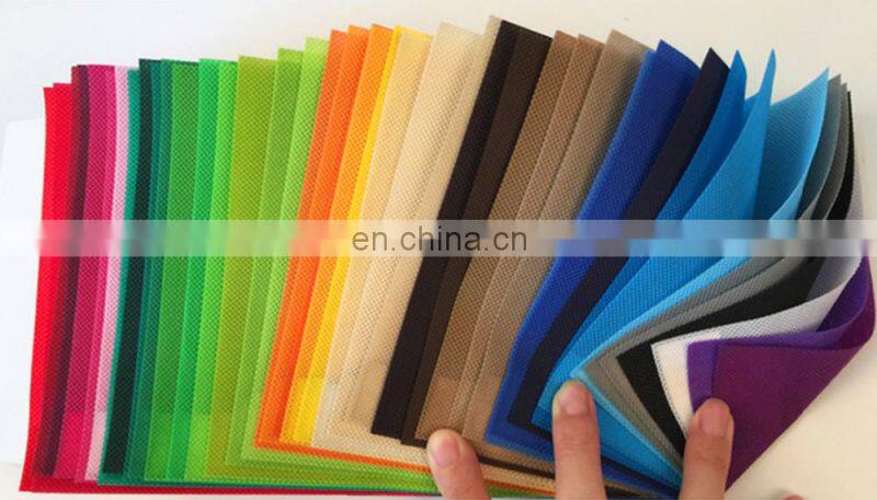 Cheap pure color non woven gift printed shopping bag
