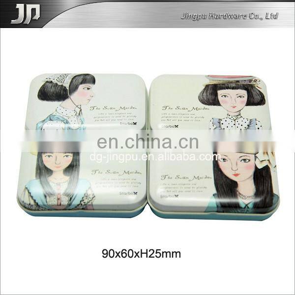 Beautiful high quality small hinged tins