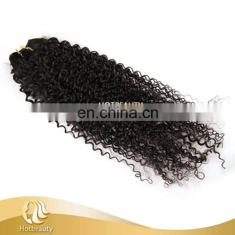 Top Sell Full Cuticle No Shedding Brazilian Kinky Curl Human Hair Extension For Black Women