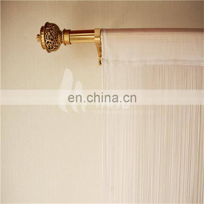 Romantic white European string valance curtain patterns