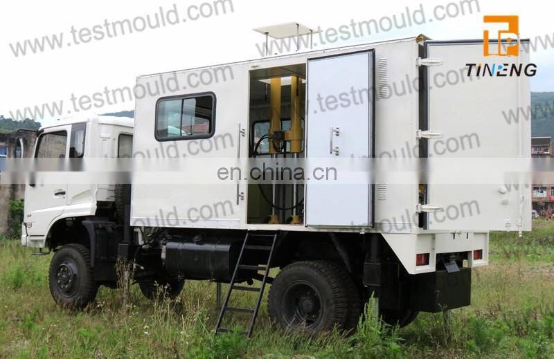 hydraulic static cone penetration truck / CPT truck Rig