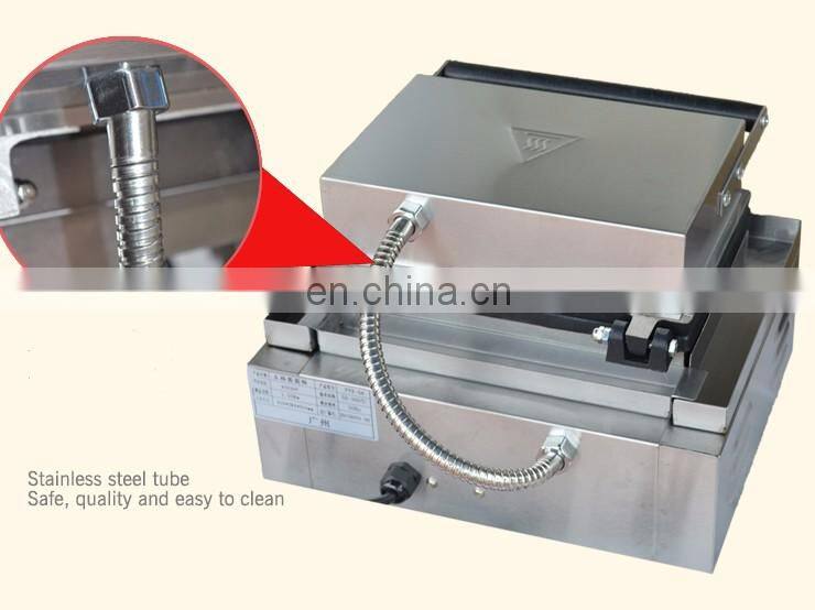 Hot Sale Square Custom Single Plate Commerical Electric Waffle Maker/Electric Waffle Making Machine Professional