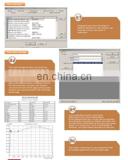 600KN 60TON Precise hydraulic instron used universal tensile testing machine price