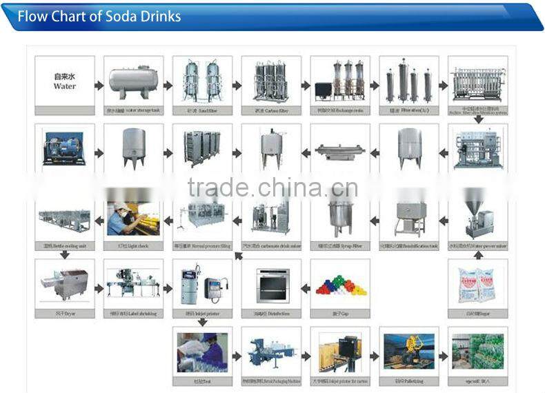 Soft drinks filling plant filling bottle machine wine in hot sales