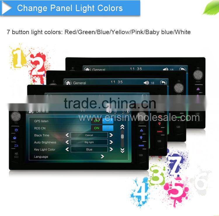 Erisin ES6903K 7" Car Audio Entertainment Car Stereo System Radio GPS Navigation for Toyota Corolla