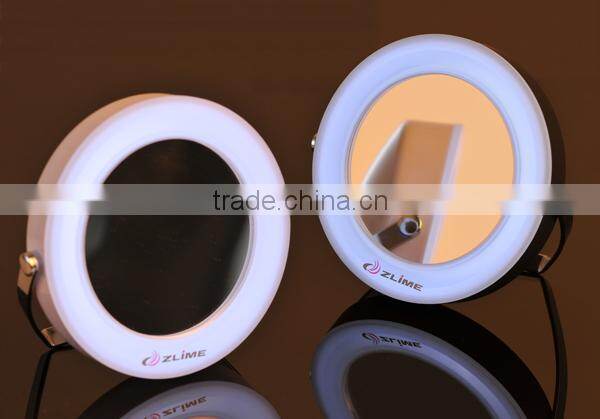 High quality level girls loved lighted desktop makeup mirror