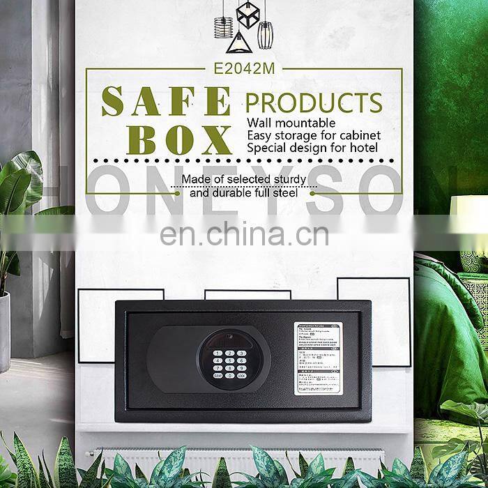Honeyson automatic door opening best hotel safe box for stars hotel