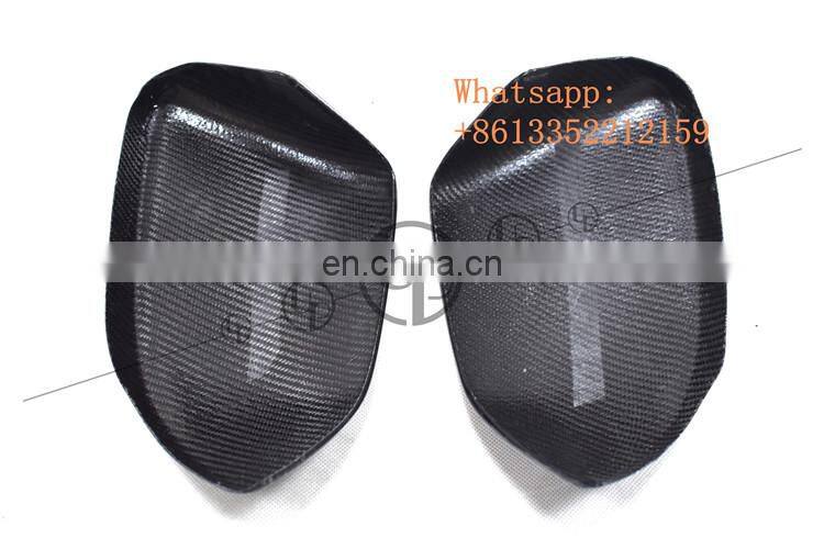 Urus dry carbon fiber material body kit fit for Urus 2018-2020year TC style front lip with canard hood mirror cover side skirt