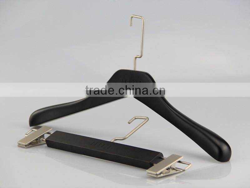 matched sets wooden hanger custom wooden hanger with long hook