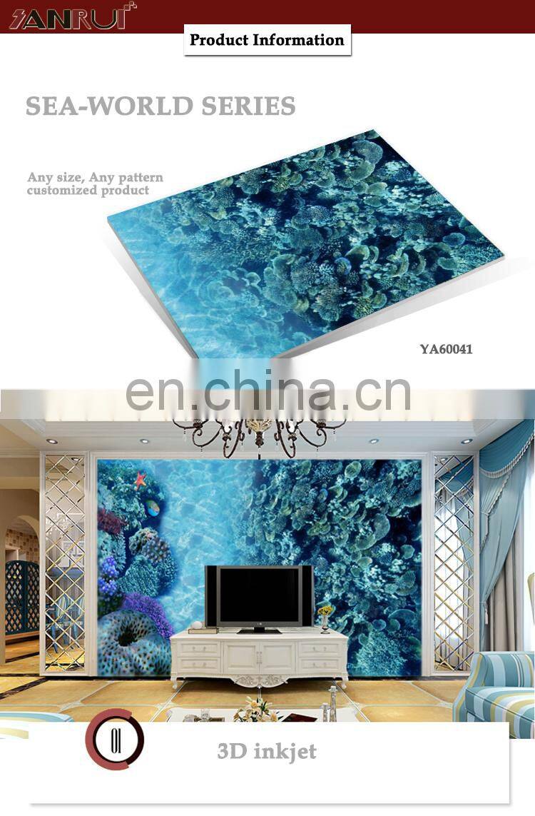 TV background 3d tiles customized shape in any size