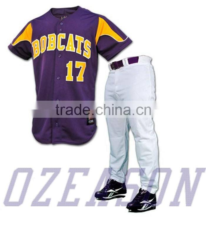China Wholesale Cheap Sublimated Blank Baseball Jerseys