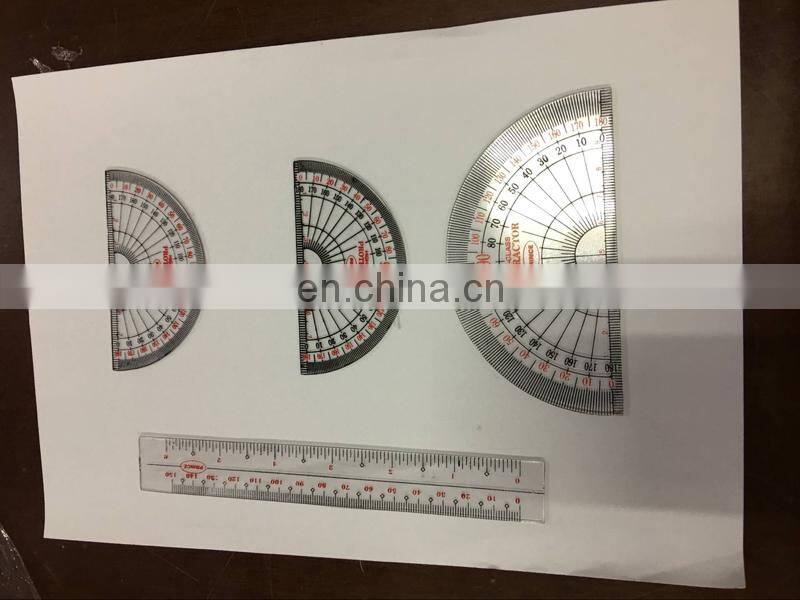 Automatic 2 Colours Straight Ruler Silk Screen Printer Machine