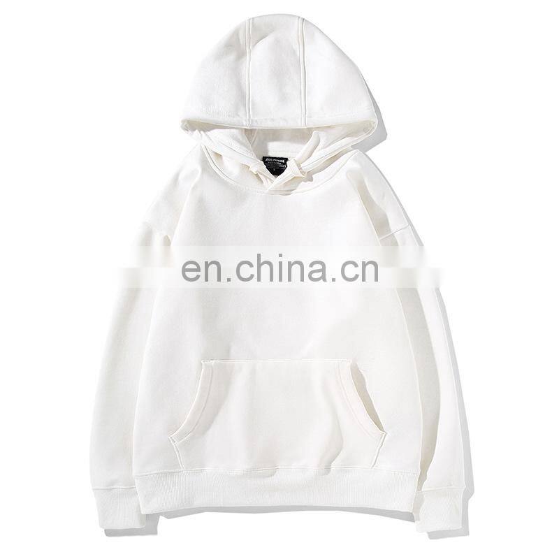 Customized 100% cotton fox velvet jacket men's pullover hoodie