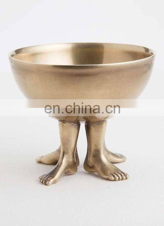 aluminium raw cast gold colour bowl