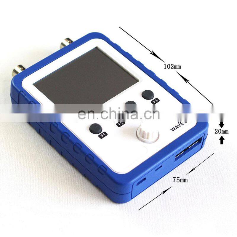 Assembled WAVE2 Portable Digital Oscilloscope 2 Channel 0-200KHz Signal Generator with 2.4" Touch Screen