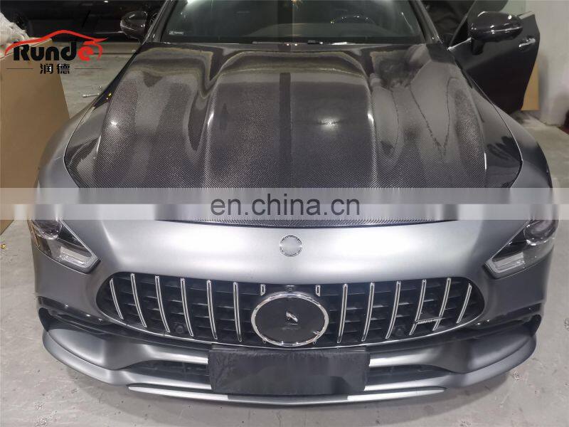 RUNDE Fashionable Design OEM New Carbon Fiber Bonnet Engine Hood For Mercedes-Benz AMG GT43 GT63S