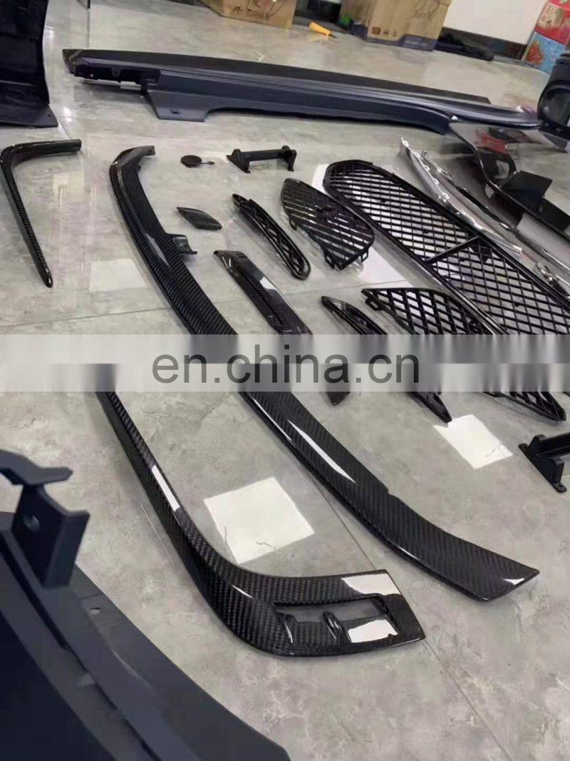 Runde Newest Front Rear Bumper Grills Fenders Sport Body Kit For Bentley 2012 Year Continental GT GTC Upgrade To 2018 Year