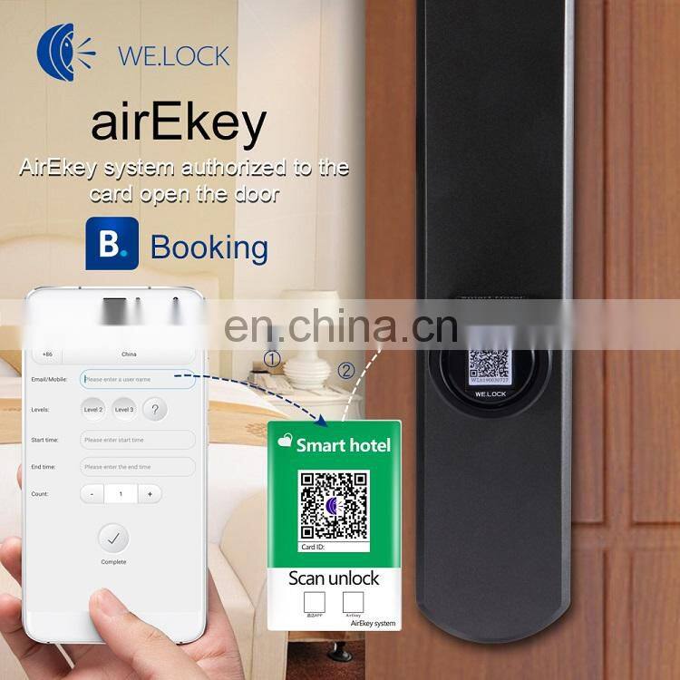 921.42mhz hotel zwave lock card door lock free app system