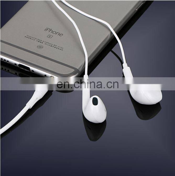 High Sound Wired earphone Earphones 3.5mm Jack Headphones Volume Control With Mic for AUX