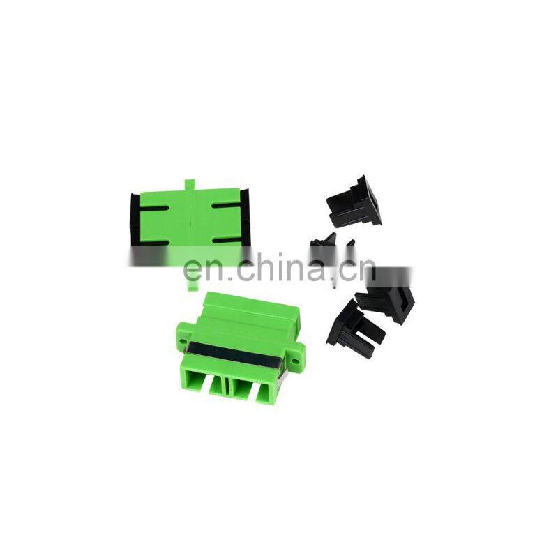SC APC Simplex Duplex with Flange Fiber Optic Coupler Adapter
