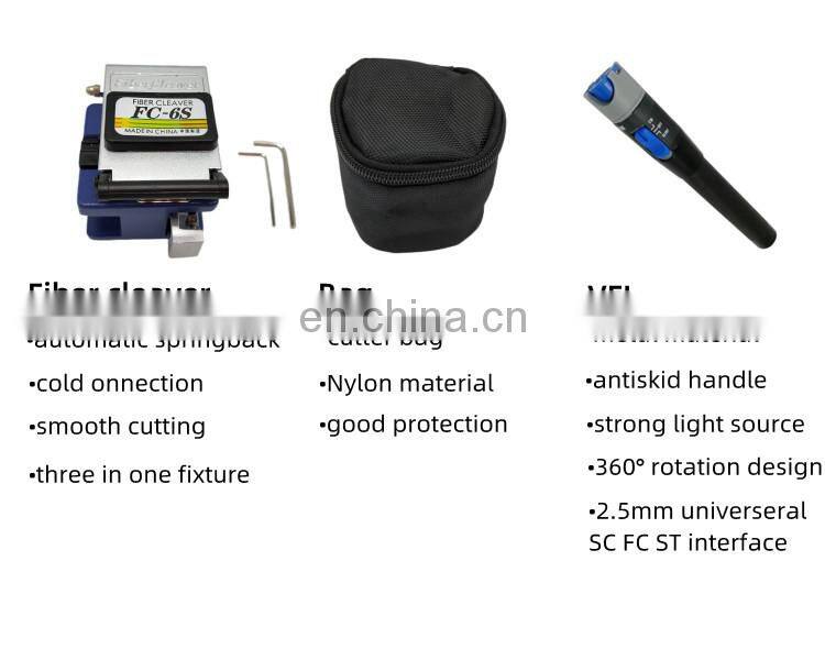 FTTH Fast Connector and Drop Cable tool kitFiber Optic Assembly Termination Tool Kit