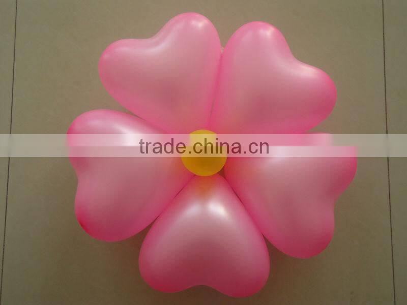 decorative heart shaped balloon latex made in China