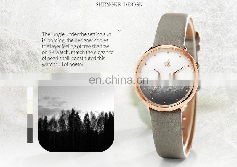 SHENGKE Lady Quartz Watch K9021 Wrist Fashion Women Digital Watches Women Custom Logo Watches For Girls Women