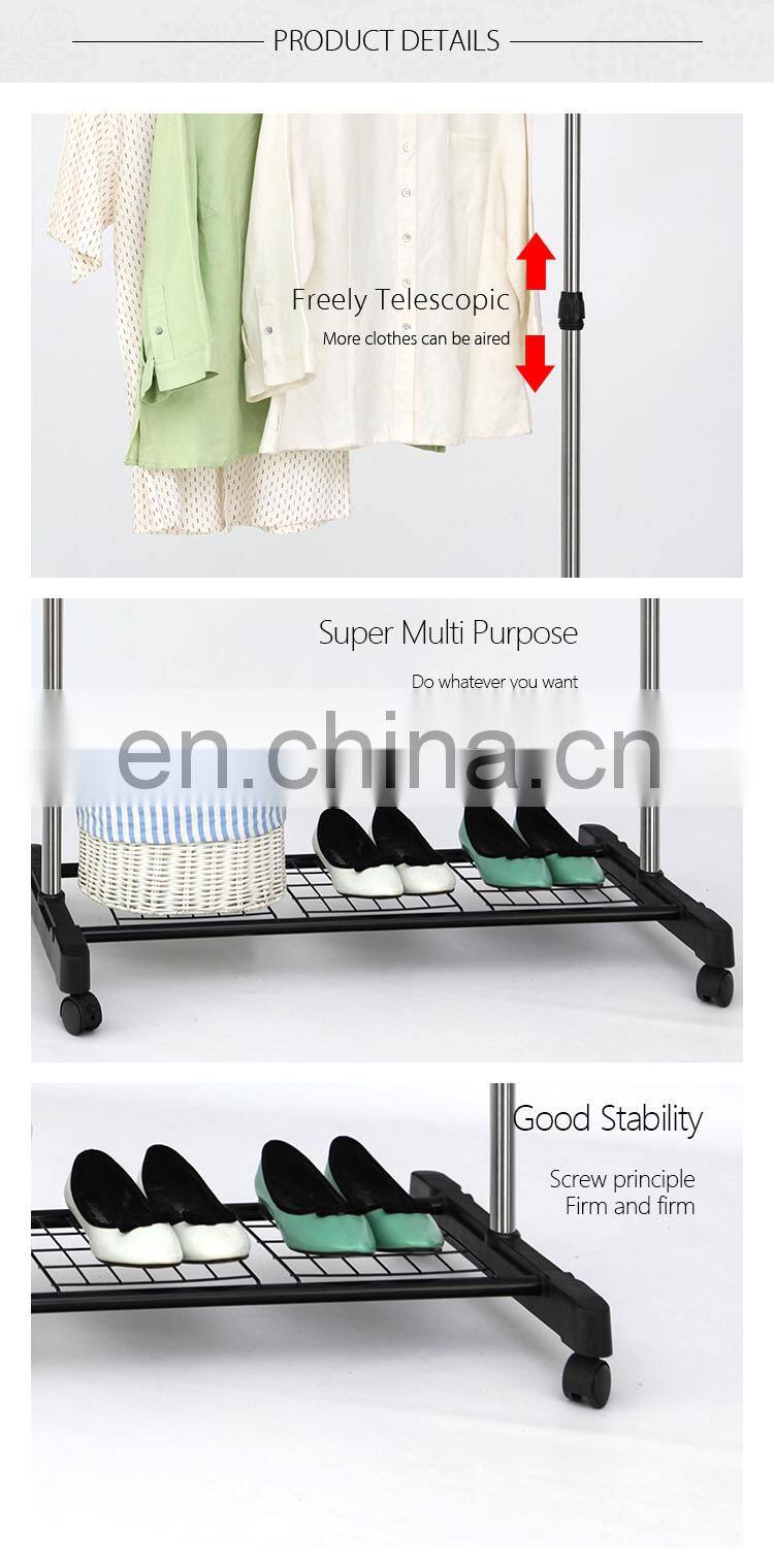 YOULITE outdoor laundry drying rack retail clothing display racks rail for hanging clothes for Household