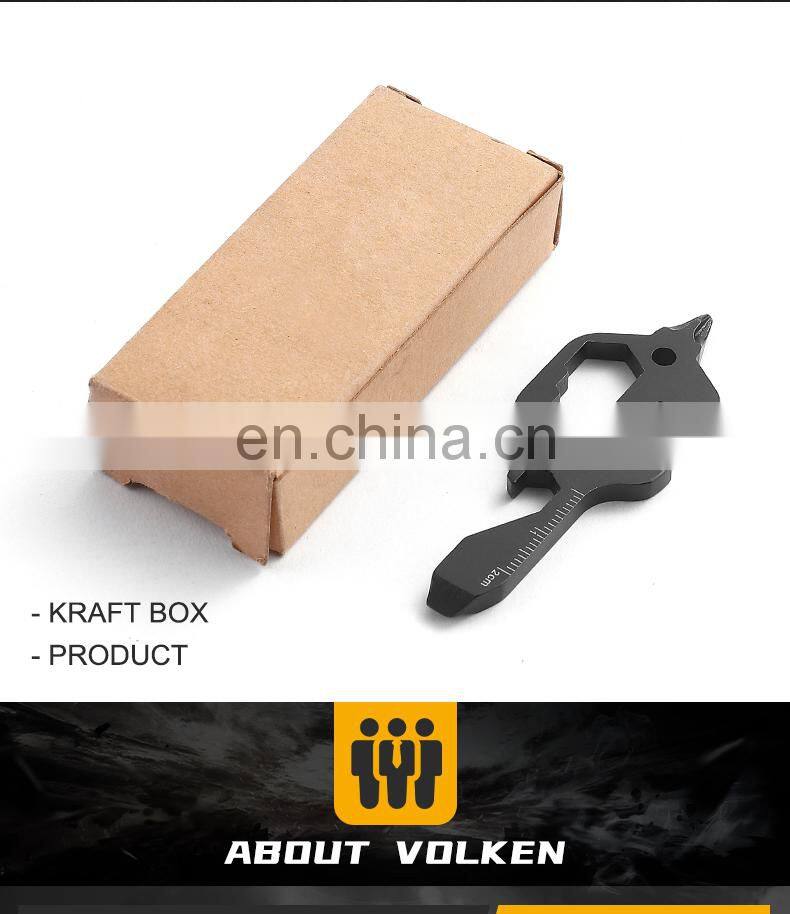 Stainless Steel Multifunctional Tools Outdoor Camping Portable Screwdriver Head Pocket Tools Gift