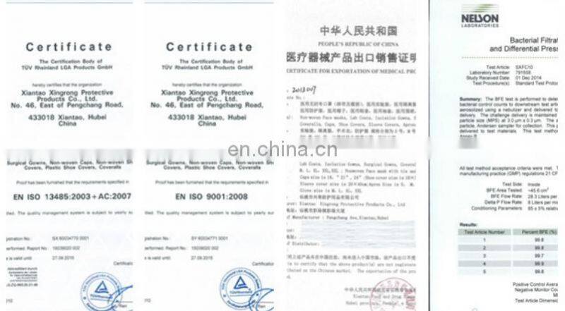 Medical Non-Woven colorful Clip Caps Mop Cap strip caps