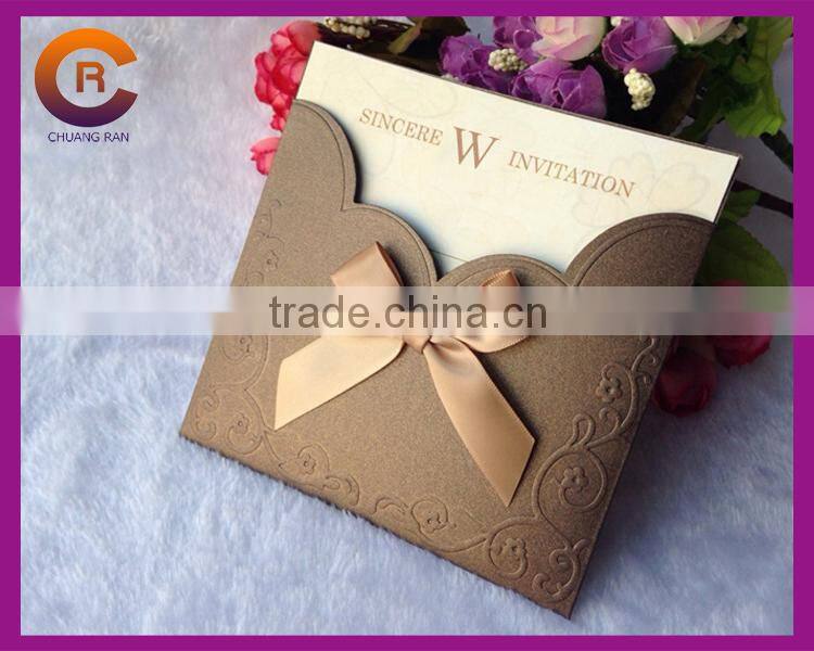 Wholesale 2015 Customized Paper Crafts Greeting Visiting Invitation Card Design