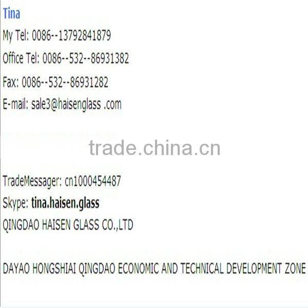 3-6mm white painted glass with CE & ISO certification