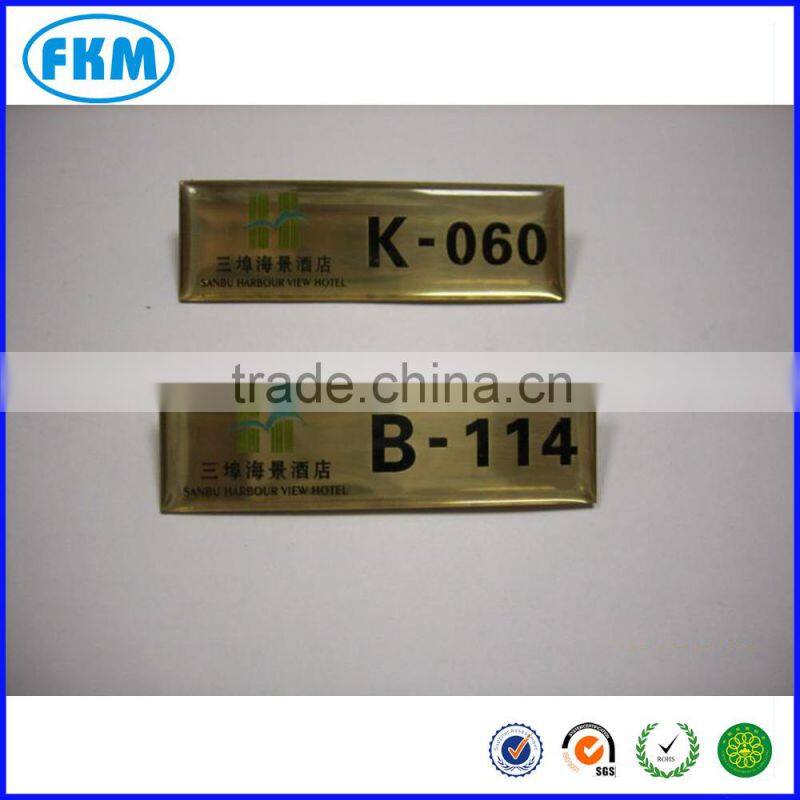 silk-screen label for car