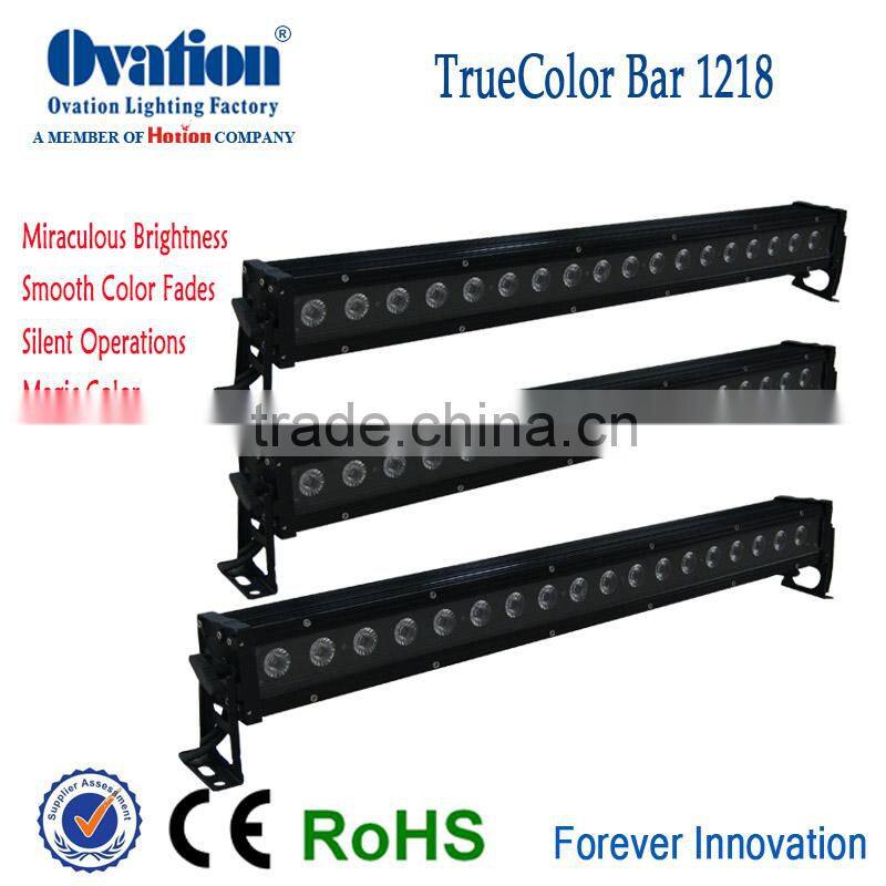 Led waterproof IP65 die-cast aluminium bar 220W RGBW 4 in 1 Leds linear dimming digital screen display DMX 512