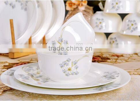 56 pcs dinner plates for restaurant