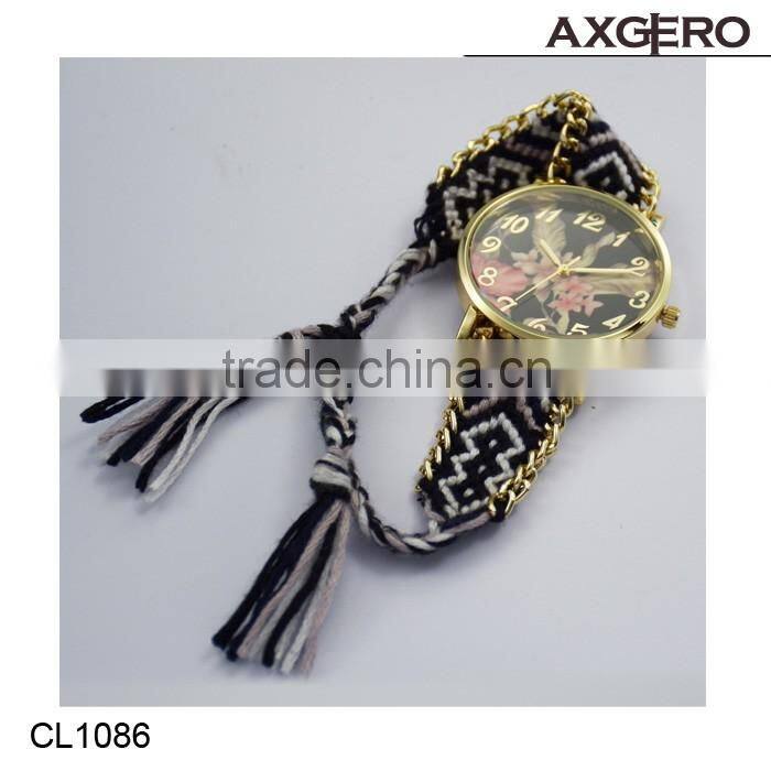 2016 Top sales China lady interchangeable strap watch