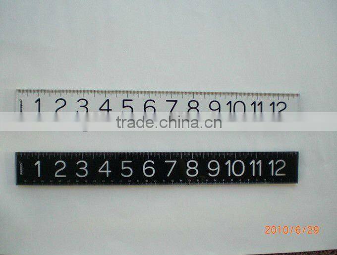 promotional fantastic 15cm clear acrylic straight ruler with round corner