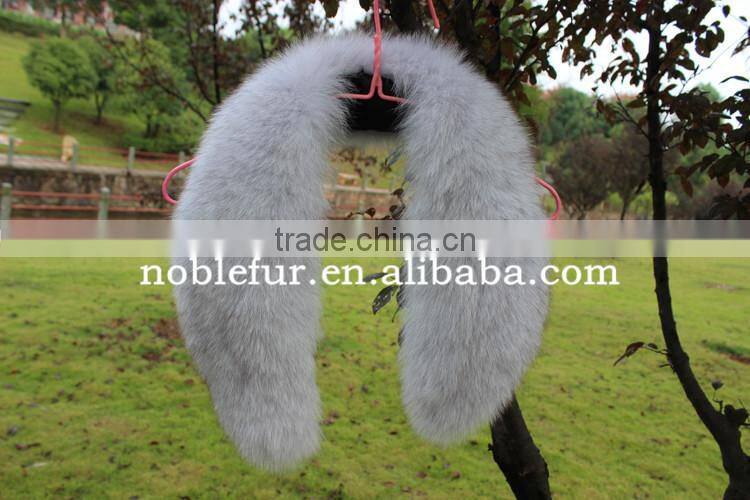 Winter Women's Clothing Accessories Real Fox Fur Collar Scarves Shawls