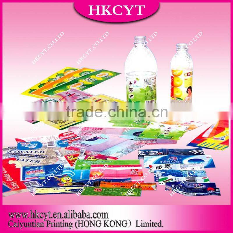 Vivid printed PVC shrink sleeve lable/plastic candy package bag