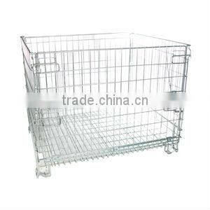 1200 mm (width) x 1000 mm (D) x 1000 mm (height) Stackable containers with wire rack